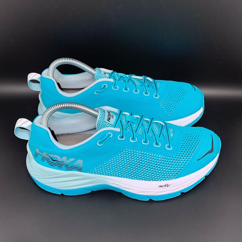 Hoka One Mach 1 Blue Road Running Shoes Women's Sz 7.5